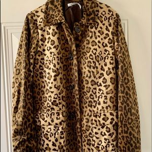 Leopard Midweight Coat